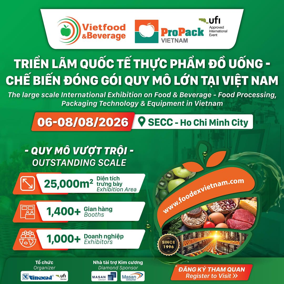 VAB Tham Gia Vietfood & Beverage – ProPack Vietnam 2026