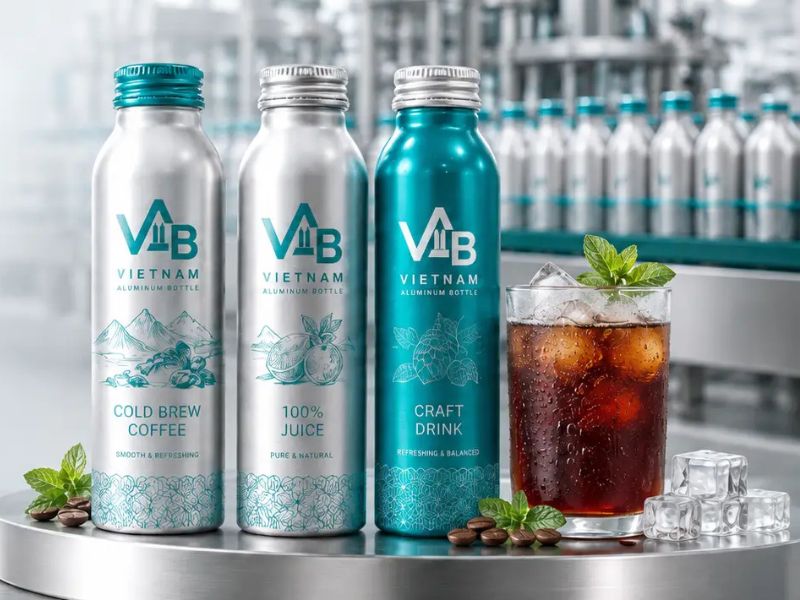 Chai Nhôm Cao Cấp Cho Thực Phẩm, Đồ Uống & Dược Phẩm